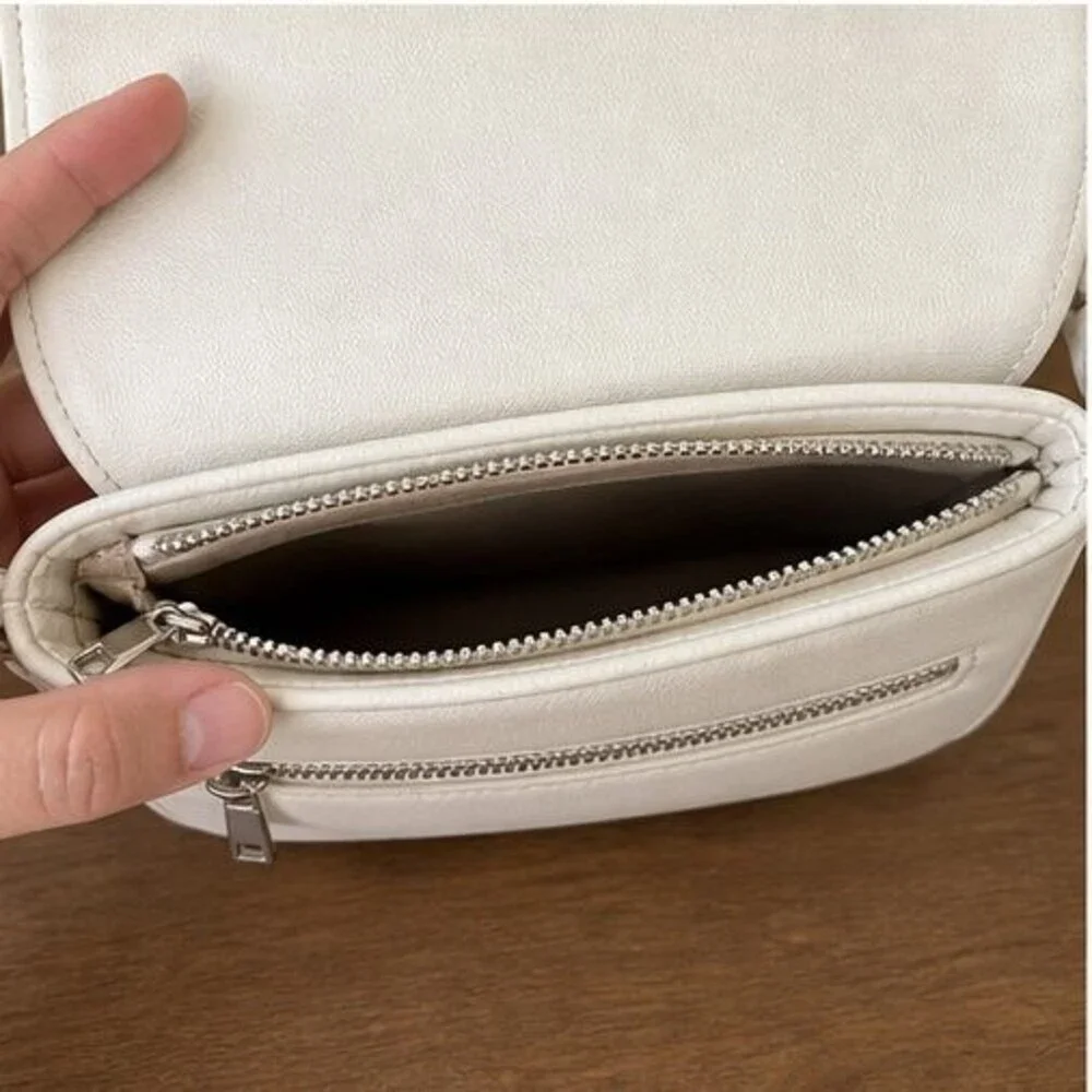 Charcoal Woven Crossbody Bag